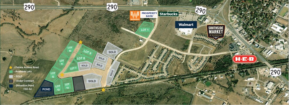 US 290 & Roy Rivers Rd Tract 1, Elgin, TX for sale - Building Photo - Image 1 of 1