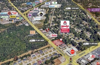 517 E Martintown Rd, North Augusta, SC - AERIAL  map view