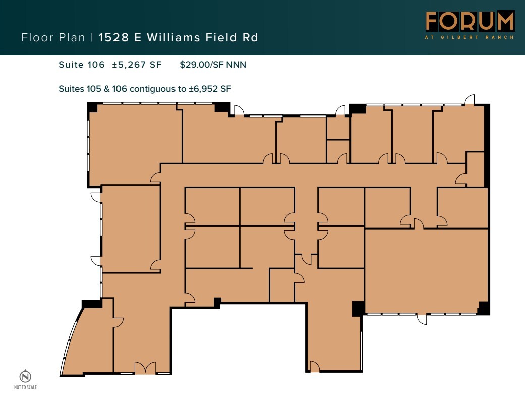 1482 E Williams Field Rd, Gilbert, AZ for lease Floor Plan- Image 1 of 1