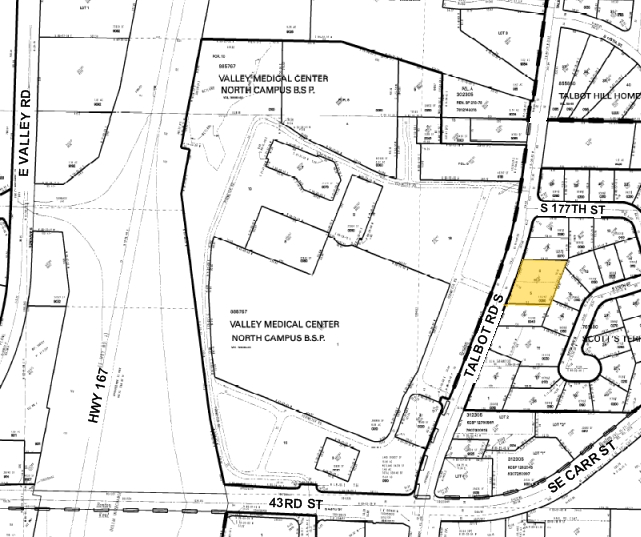 17722-17726 Talbot Rd S, Renton, WA for sale - Plat Map - Image 2 of 5