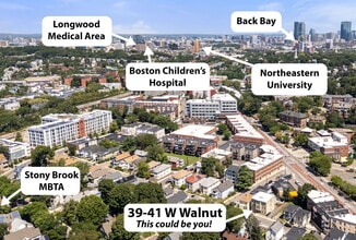 39-41 W Walnut Park, Roxbury, MA - AERIAL  map view - Image1