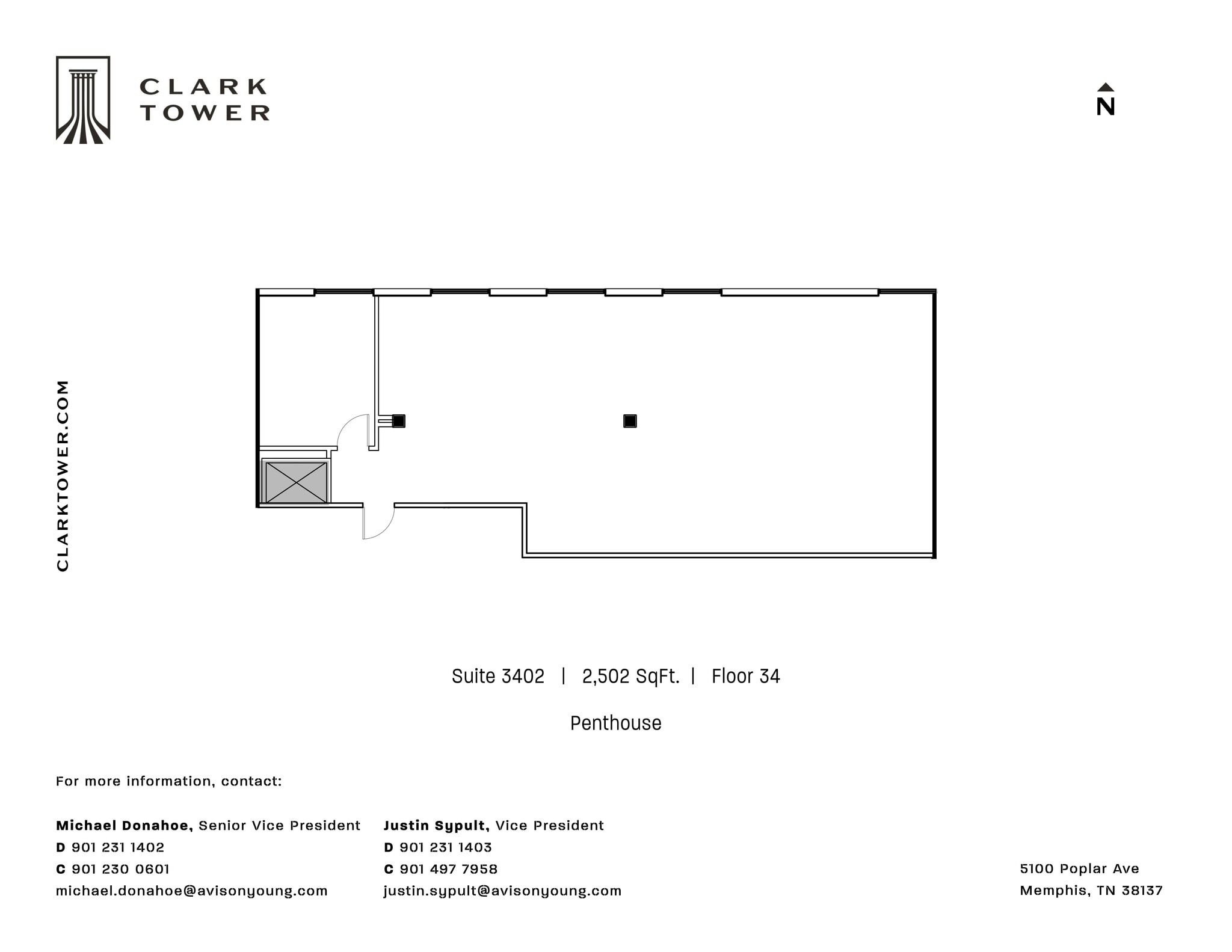 5100 Poplar Ave, Memphis, TN for lease Site Plan- Image 1 of 1