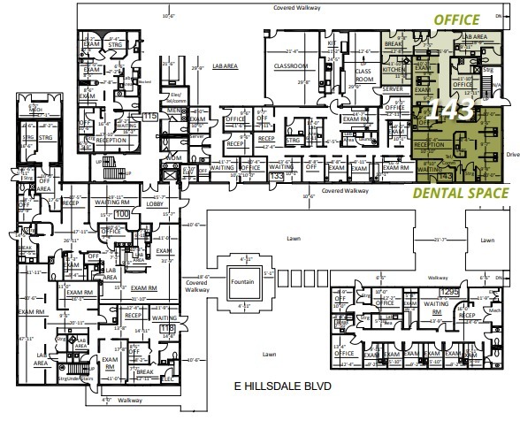 1291 E Hillsdale Blvd, Foster City, CA for lease Floor Plan- Image 1 of 1