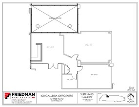 300 Galleria Officentre, Southfield, MI for lease Floor Plan- Image 1 of 2