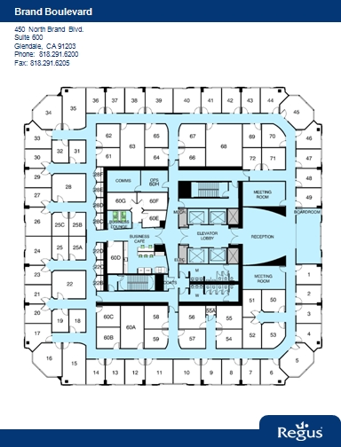 450 N Brand Blvd, Glendale, CA for lease Floor Plan- Image 1 of 1