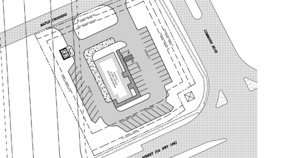Commons Boulevard At Maple St, Carrollton, GA for sale - Site Plan - Image 1 of 1