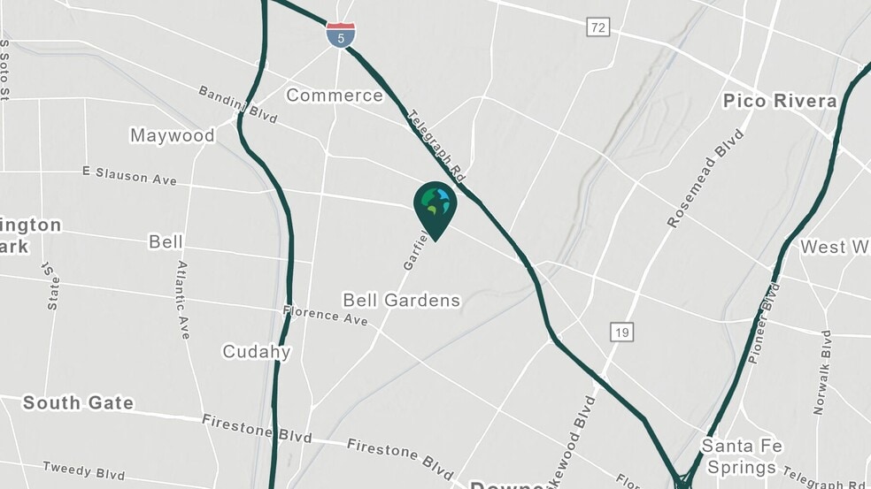 6100 Garfield Ave, Commerce, CA for lease - Aerial - Image 2 of 8