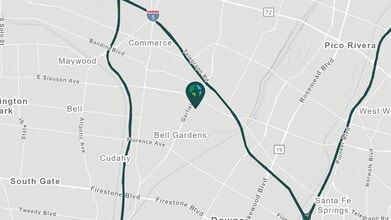 6100 Garfield Ave, Commerce, CA - AERIAL  map view