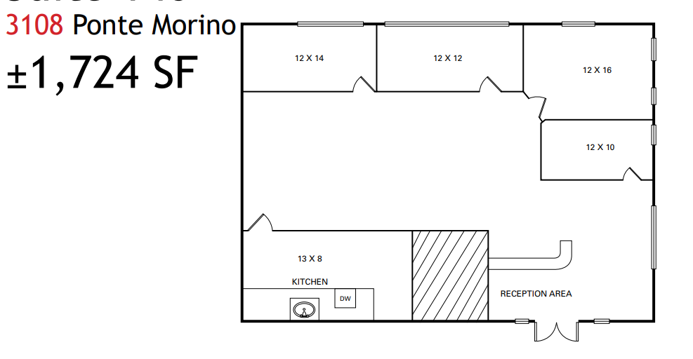 3100 Ponte Morino Dr, Cameron Park, CA for lease Floor Plan- Image 1 of 1