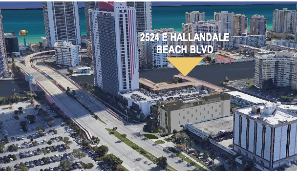 2524 Hallandale Beach Blvd, Hallandale Beach, FL for sale - Aerial - Image 2 of 11