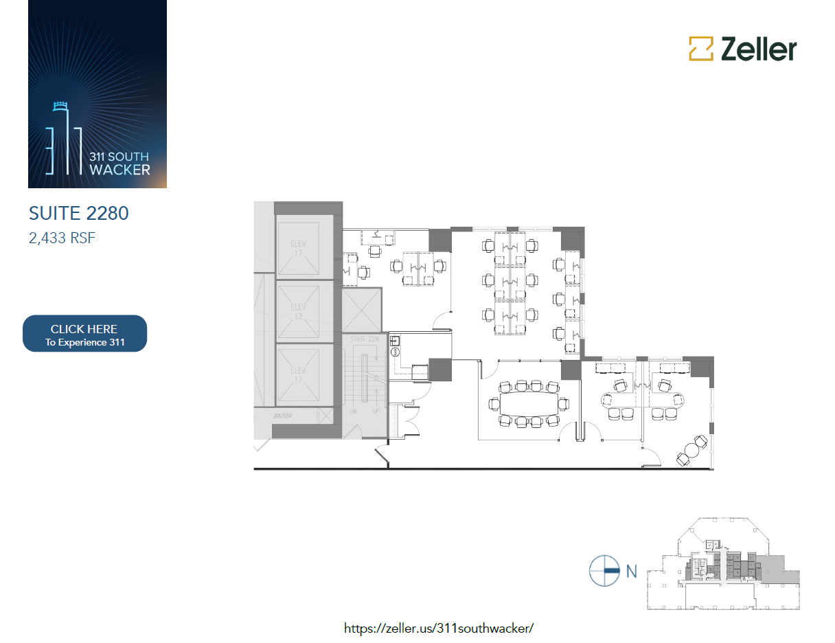 311 S Wacker Dr, Chicago, IL for lease Floor Plan- Image 1 of 1