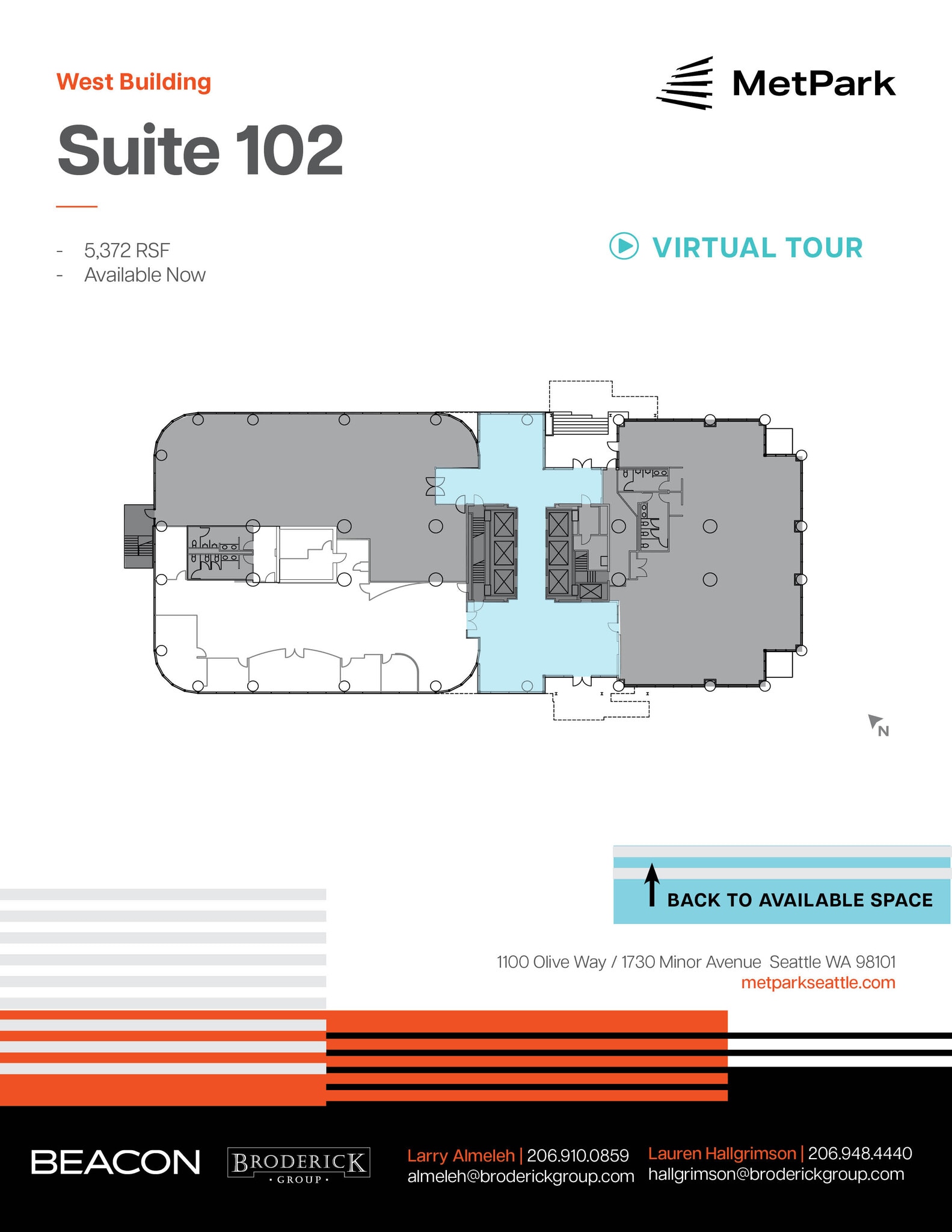 1100 Olive Way, Seattle, WA for lease Floor Plan- Image 1 of 1