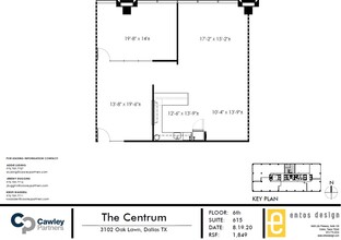 3102 Oak Lawn Ave, Dallas, TX for lease Floor Plan- Image 1 of 6