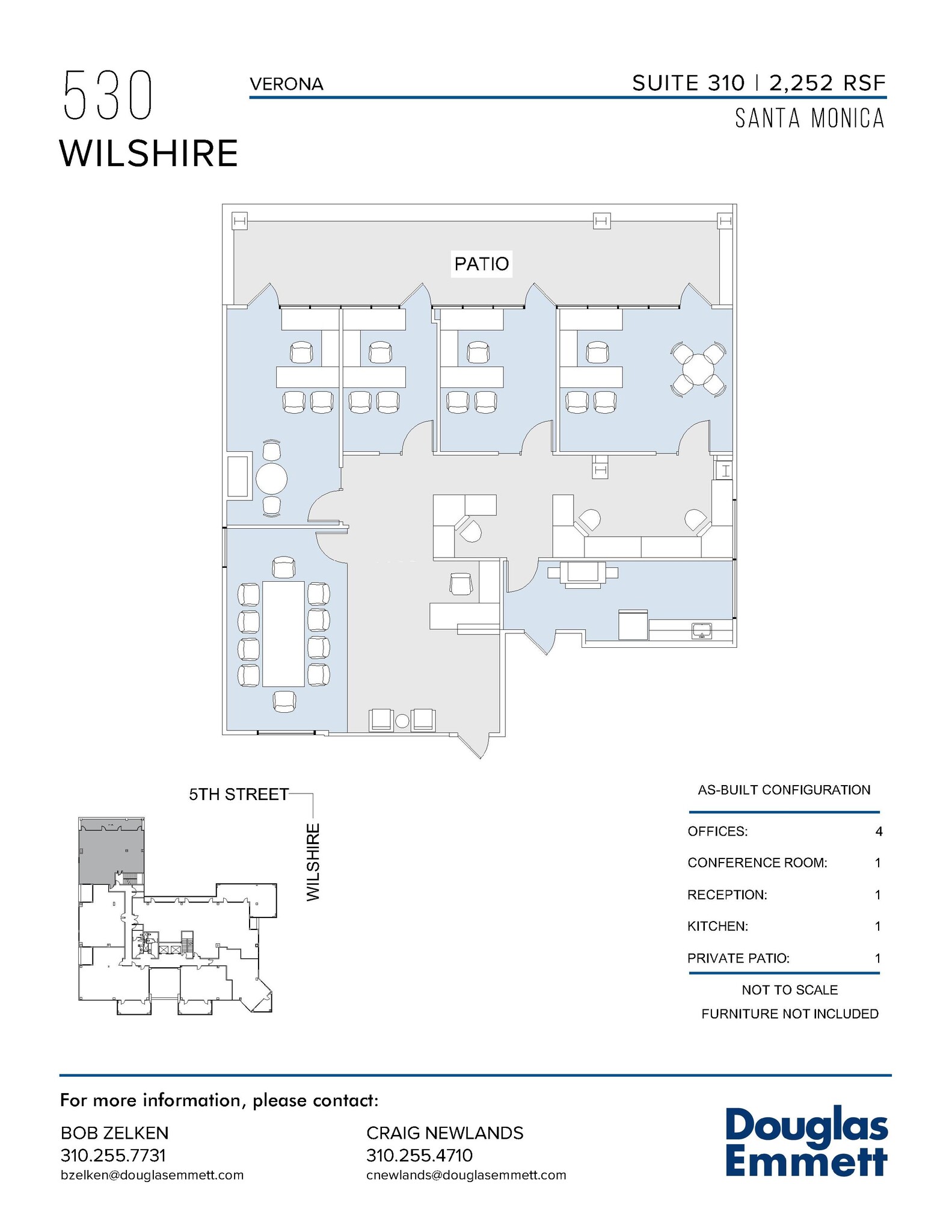 530 Wilshire Blvd, Santa Monica, CA for lease Floor Plan- Image 1 of 1