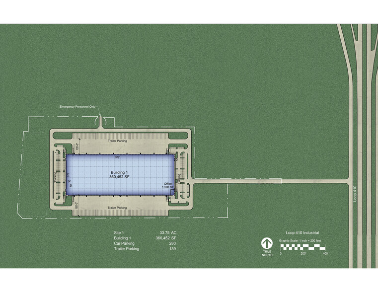 715 SE Loop 410, San Antonio, TX for lease - Floor Plan - Image 2 of 2