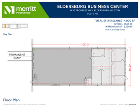 1393 Progress Way, Eldersburg, MD for lease Floor Plan- Image 1 of 2