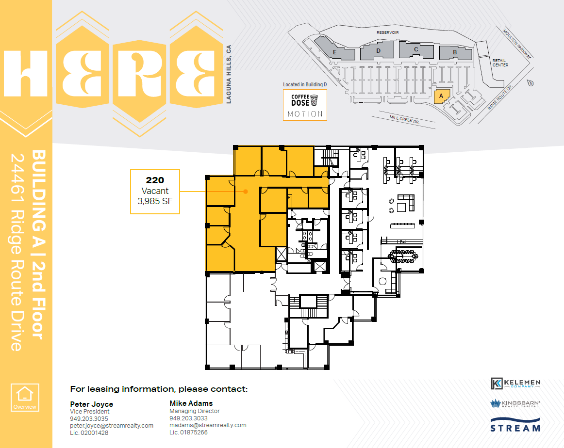 24461 Ridge Route Dr, Laguna Hills, CA for lease Floor Plan- Image 1 of 1