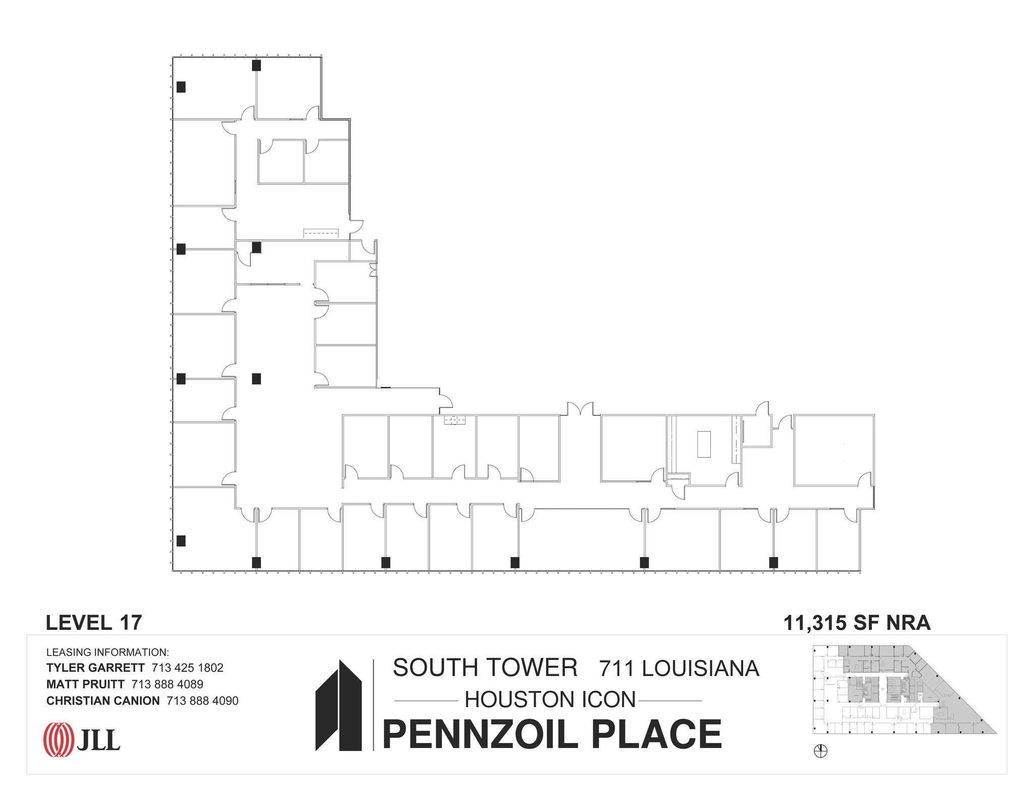 711 Louisiana St, Houston, TX for lease Floor Plan- Image 1 of 1