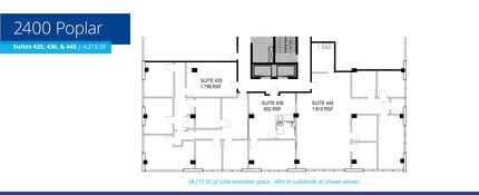2400 Poplar Ave, Memphis, TN for lease Building Photo- Image 1 of 1