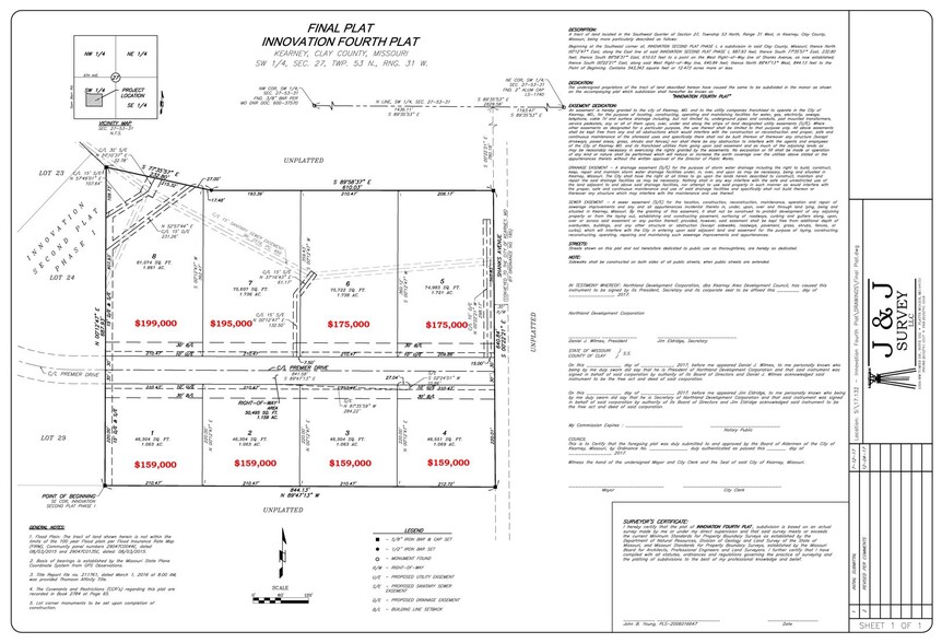 Premier Dr, Kearney, MO 64060 - Innovation Fourth Plat | LoopNet