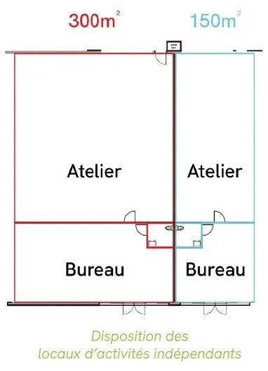 Flex in Gimont for lease - Floor Plan - Image 2 of 2