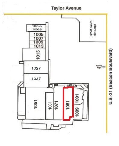 1081 S Beacon Blvd, Grand Haven, MI for sale Floor Plan- Image 1 of 1
