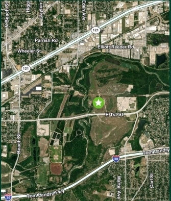 2723 E 1st St, Fort Worth, TX for lease - Aerial - Image 2 of 3