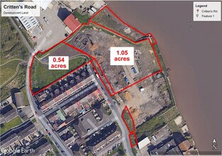 1 Crittens Rd, Great Yarmouth, NFK - aerial  map view