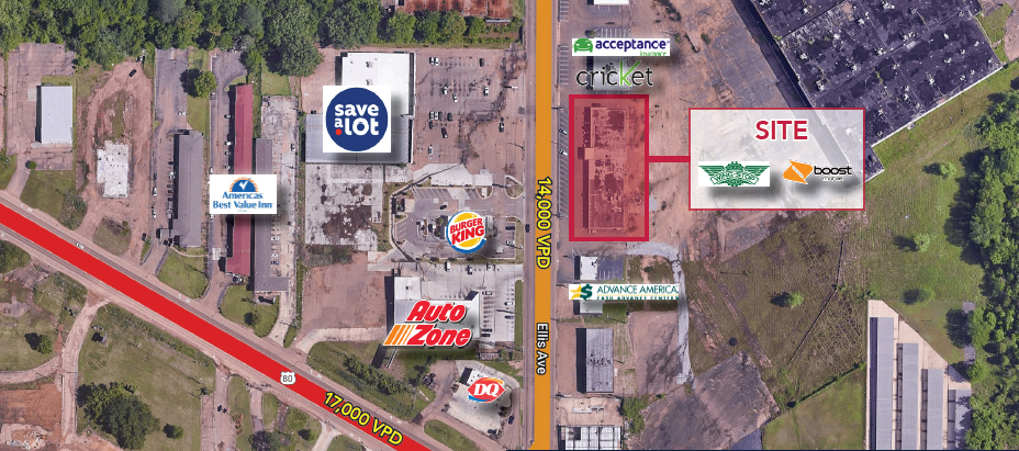 1410-1434 Ellis Ave, Jackson, MS for sale - Building Photo - Image 1 of 1