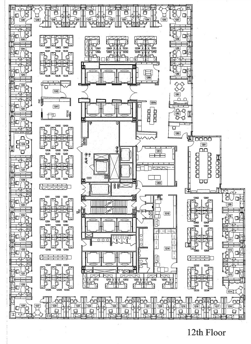 1745 Broadway, New York, NY for lease Floor Plan- Image 1 of 1