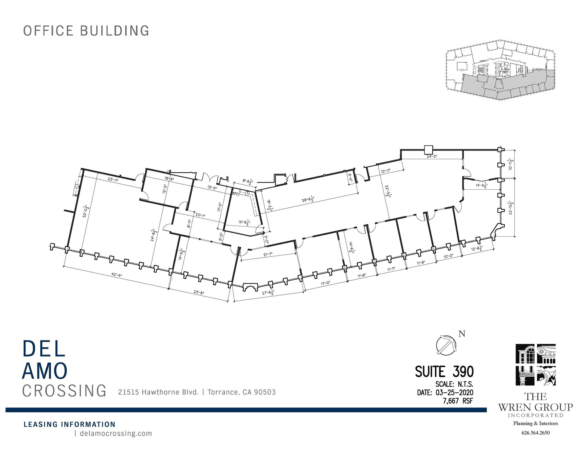 21515 Hawthorne Blvd, Torrance, CA for lease Floor Plan- Image 1 of 6