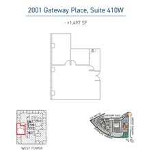 2001 Gateway Pl, San Jose, CA for lease Floor Plan- Image 1 of 1