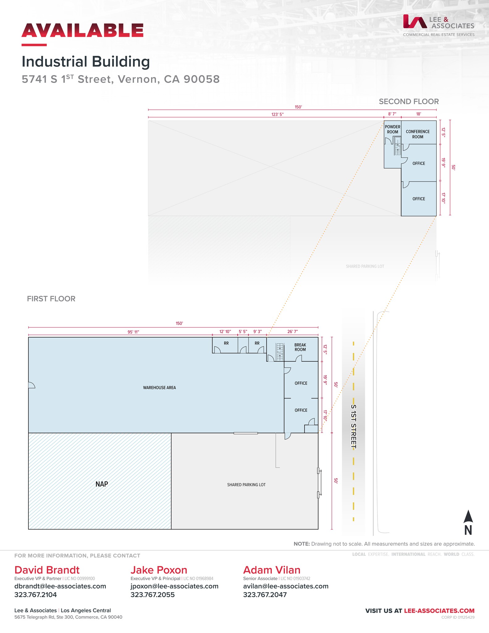 5741 1st St, Vernon, CA for lease Site Plan- Image 1 of 2