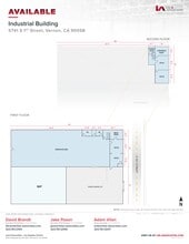 5741 1st St, Vernon, CA for lease Site Plan- Image 1 of 2
