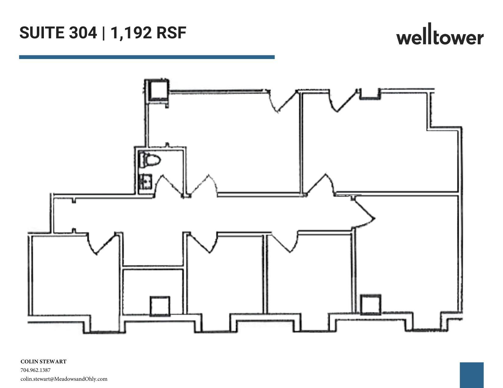 1900 Randolph Rd, Charlotte, NC for lease Floor Plan- Image 1 of 1