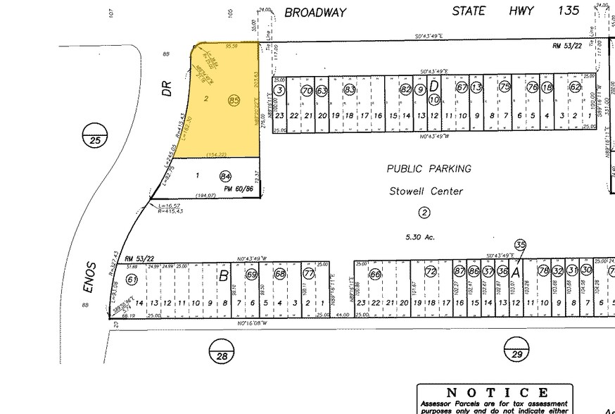 116 W Enos Dr, Santa Maria, CA for sale - Plat Map - Image 3 of 3