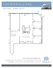 1700 Rockville Pike, Rockville, MD for lease Floor Plan- Image 1 of 8