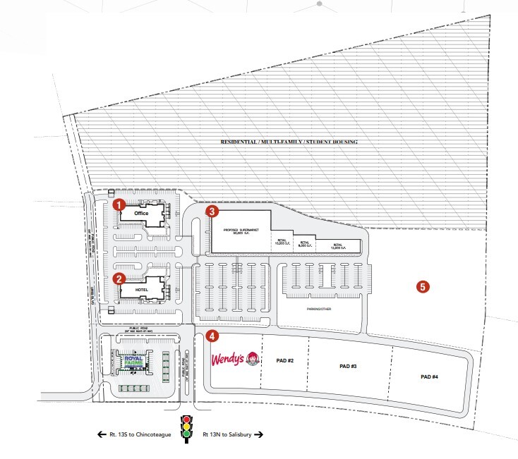 Corner of RT 13 and RT 822 (UMES Blvd) Blvd, Princess Anne, MD for lease Primary Photo- Image 1 of 2