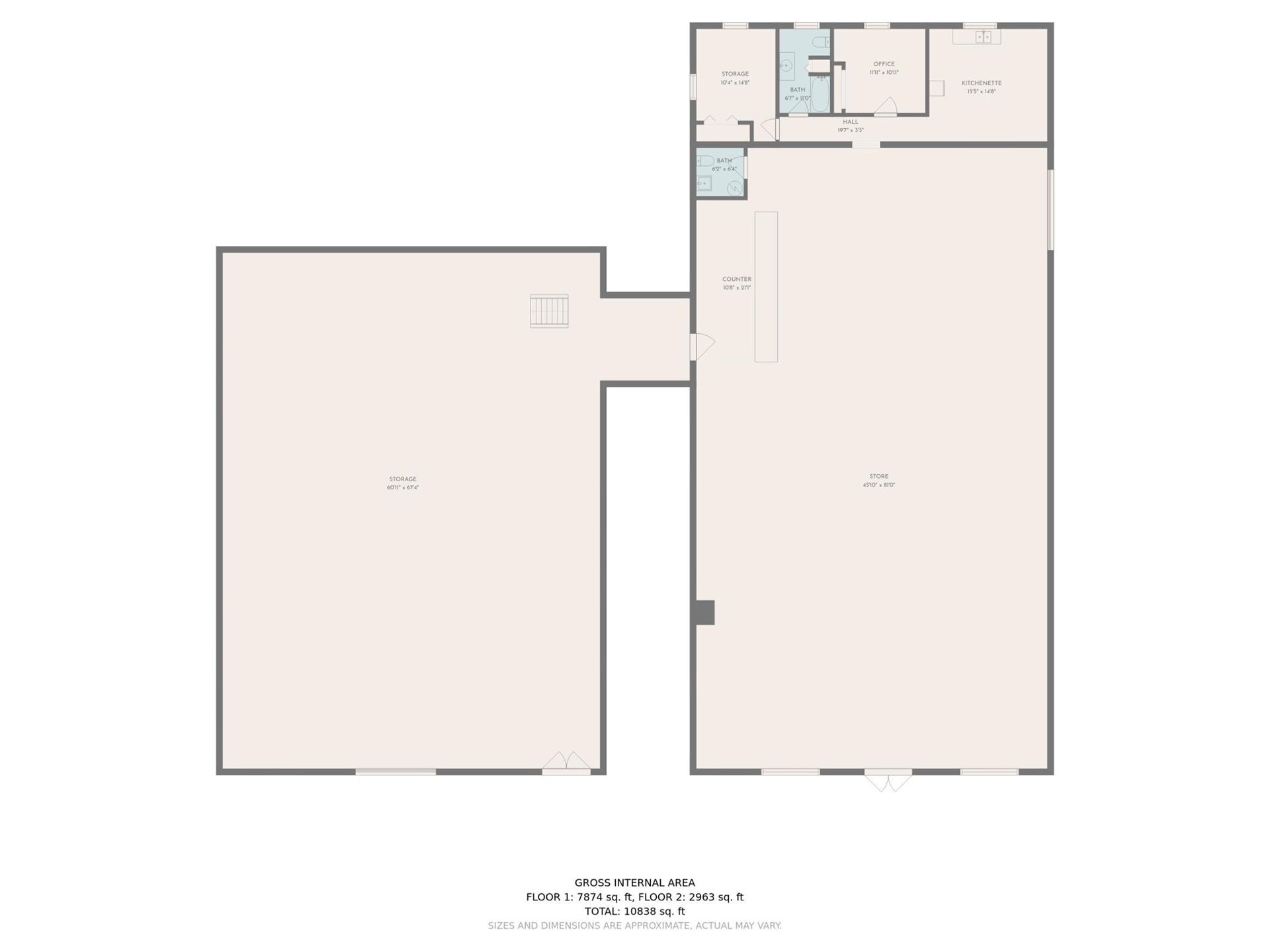 2837 Scruggs Rd, Moneta, VA for lease Floor Plan- Image 1 of 2