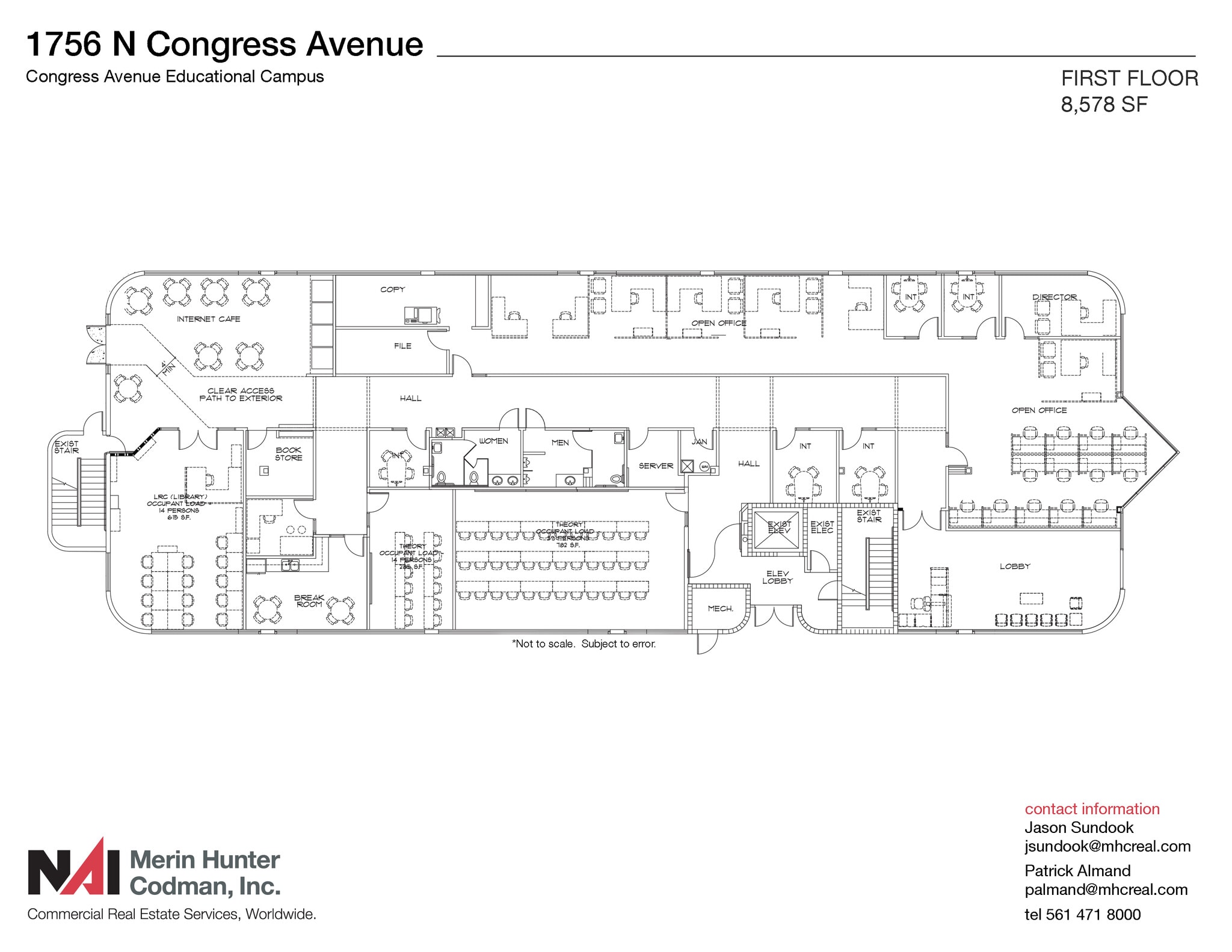 1756-1758 N Congress Ave, West Palm Beach, FL for lease Floor Plan- Image 1 of 15