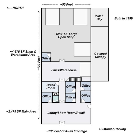 3301 N I-35, Round Rock, TX for lease - Floor Plan - Image 3 of 9