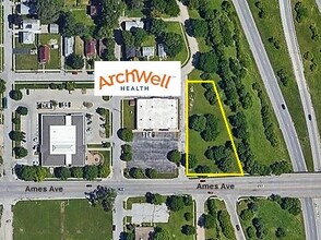 2808 Ames, Omaha, NE - aerial  map view