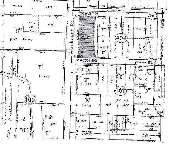 1625-1639 Waukegan Rd, Glenview, IL for sale Plat Map- Image 1 of 1