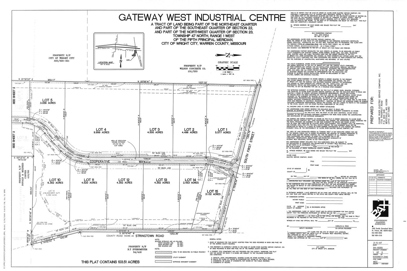 Cooperative Way & S First St, Wright City, MO 63390