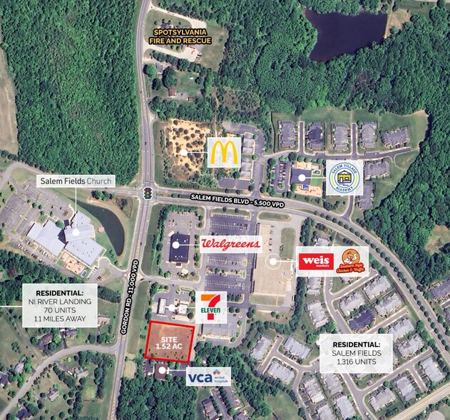 11111 Gordon Rd, Fredericksburg, VA for lease - Building Photo - Image 1 of 5