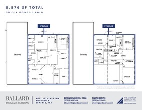 4611 11th Ave NW, Seattle, WA for lease Floor Plan- Image 2 of 8