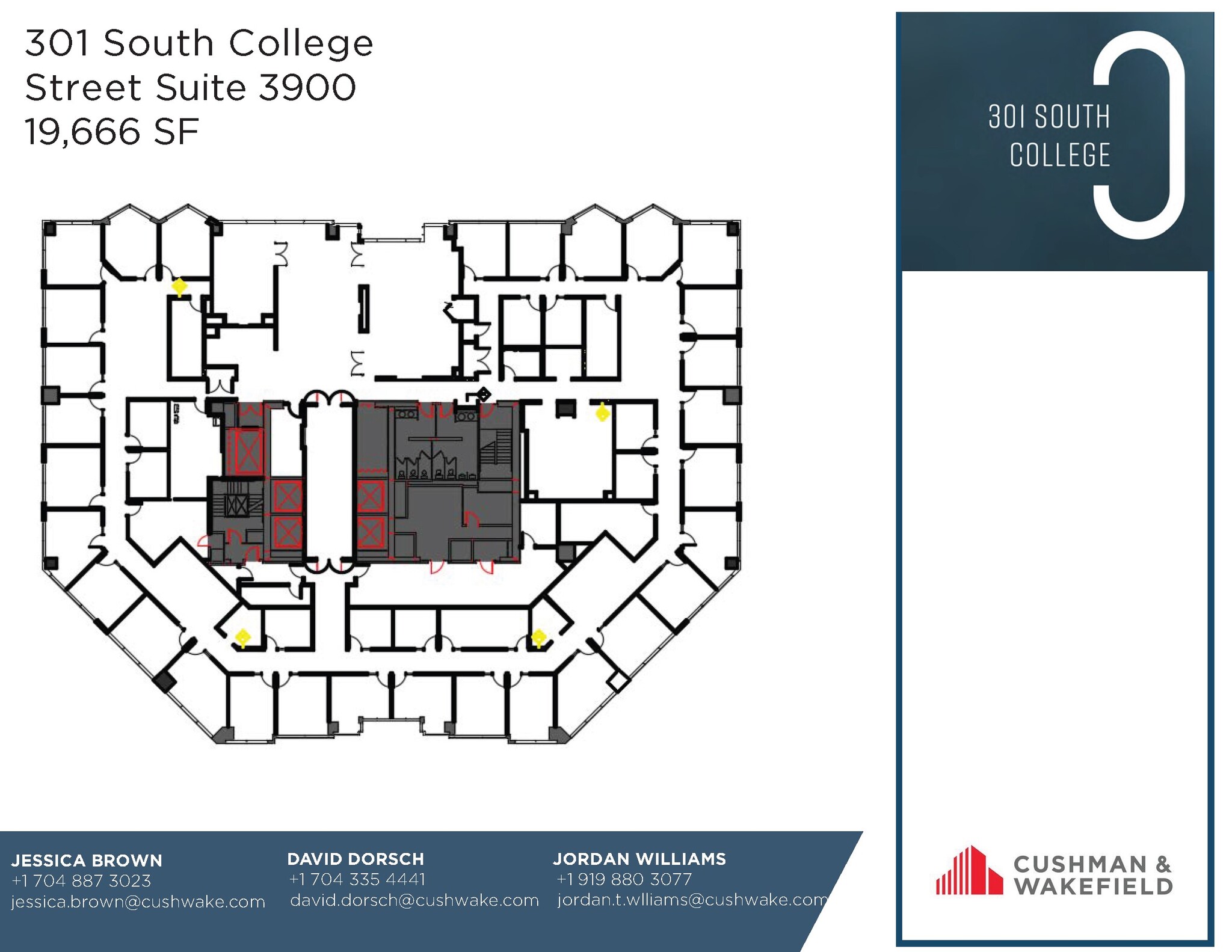 301 S College St, Charlotte, NC for lease Floor Plan- Image 1 of 1