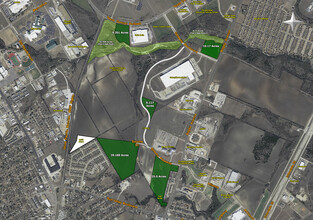 Gateway @ Texas Central, Waco, TX - aerial  map view