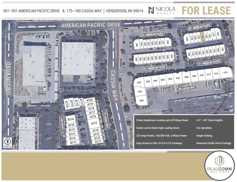 901 American Pacific Dr, Henderson, NV for lease - Site Plan - Image 2 of 4