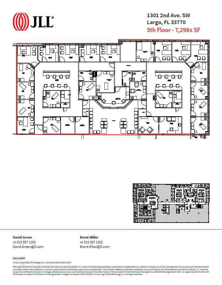 1301 2nd Ave SW, Largo, FL for lease Floor Plan- Image 1 of 1